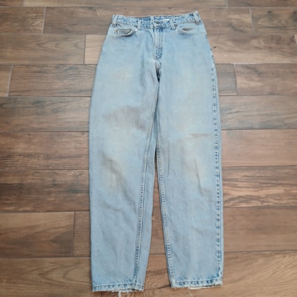 Vintage Levi's Jeans 32x34 Blue 560 Loose Tapered Orange Tab USA (FITS 29x32) - Picture 4 of 12